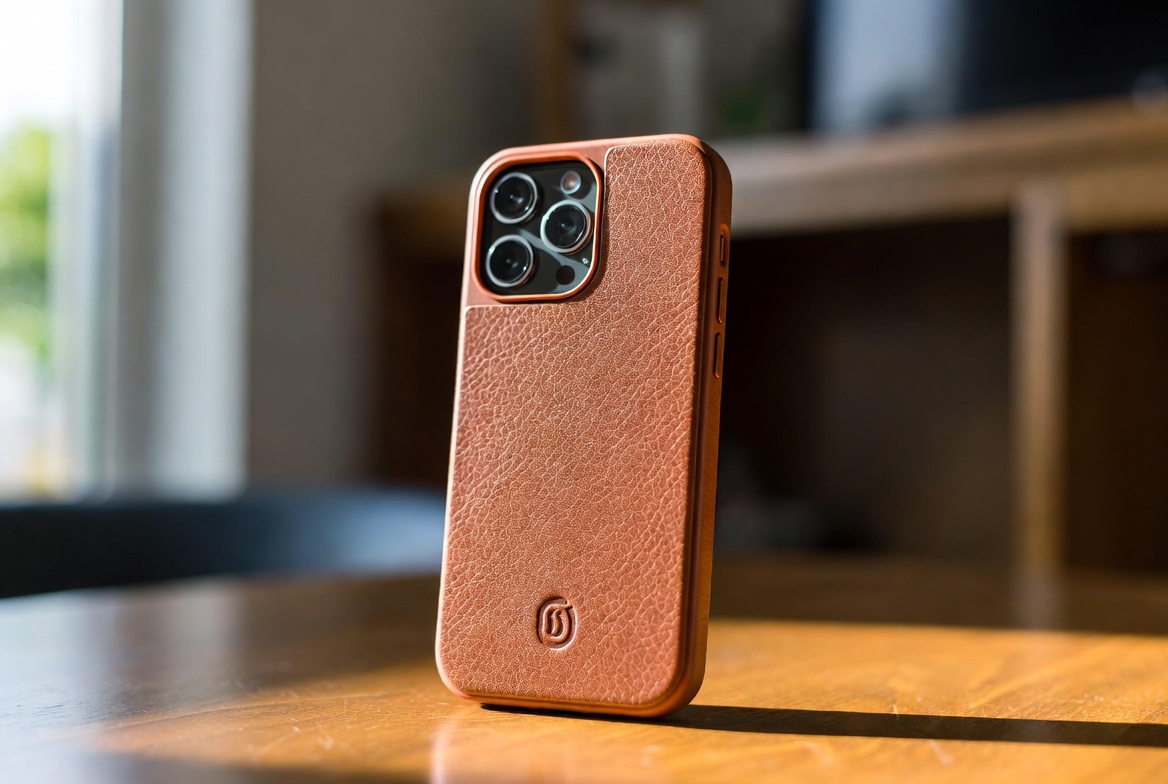 Una funda de cuero iphone 6 + de Noreve
